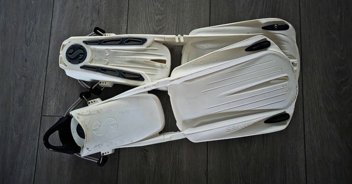 Top and bottom of SCUBAPRO Seawing Supernova showing wear from years of use. For article titled SCUBAPRO Seawing Supernova Review